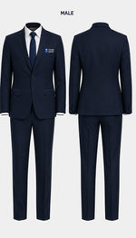 Men's Bank Uniform Suit