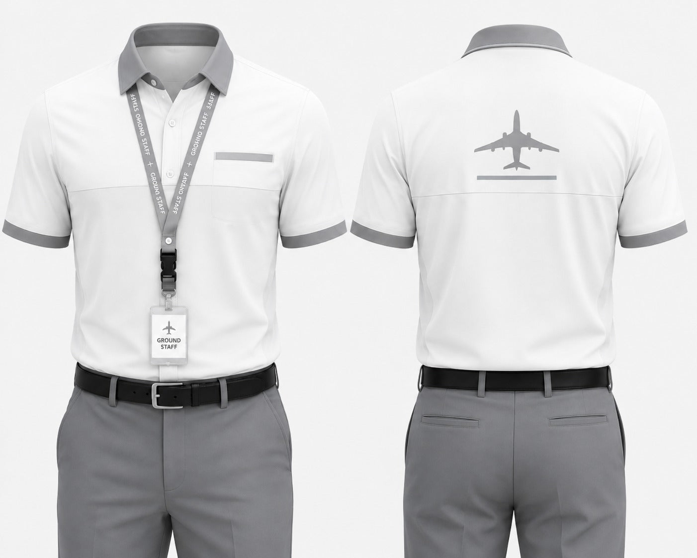 Aviation grey Ground Staff Uniform