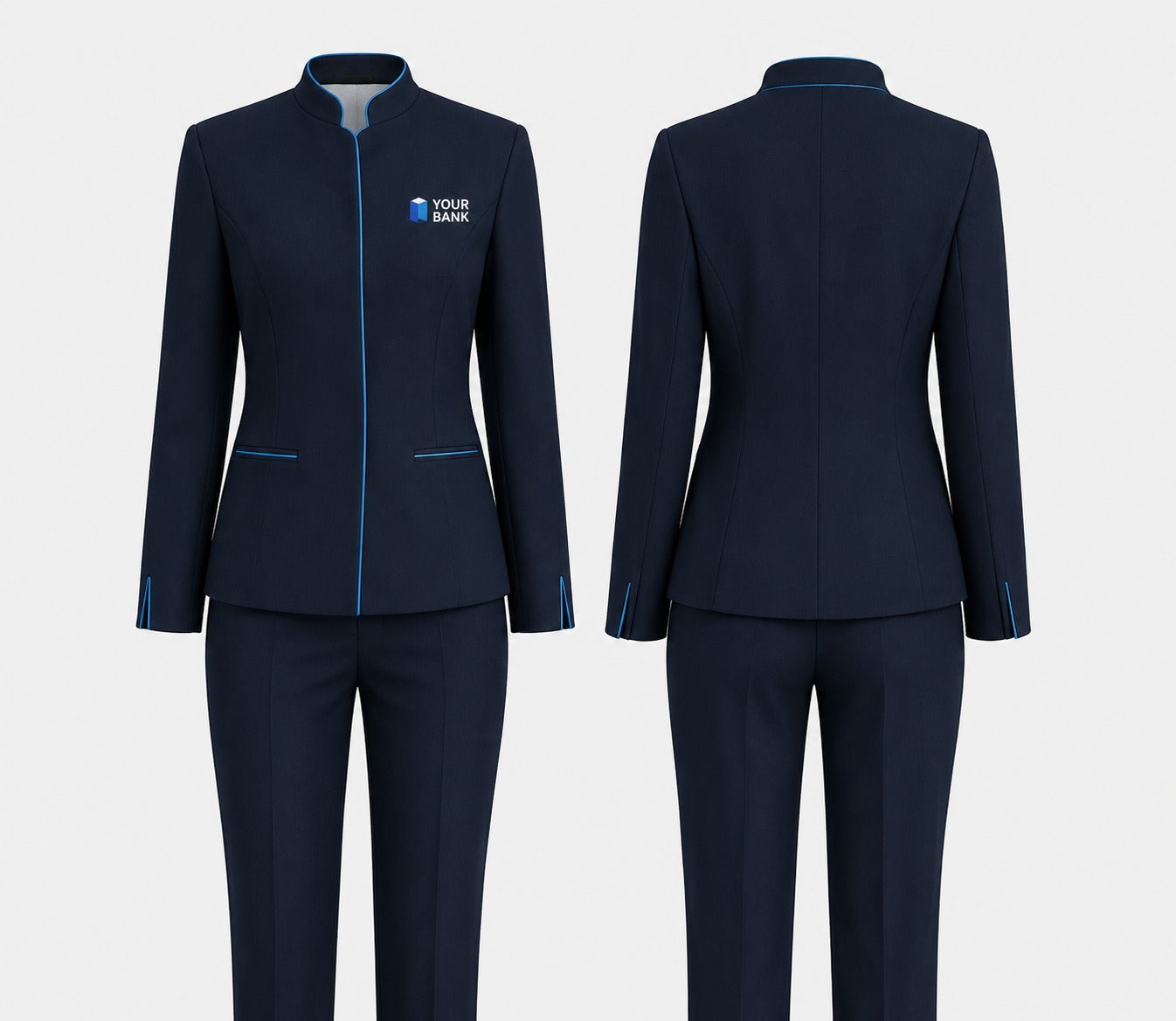 Women's Bank Uniform Suit